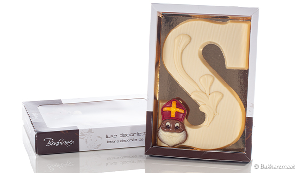 Chocoladeletter wit